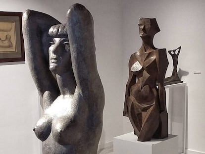 &#039;Claudia Chauchat&#039; (1949) y &#039;Celine&#039; (1955), dos de las obras que nuevo Espai Subirachs de Poblenou. 