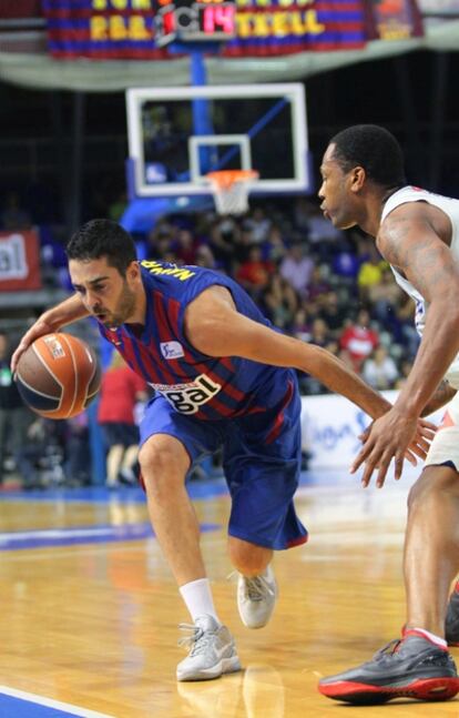 Juan Carlos Navarro en el partido contra el Estudiantes.