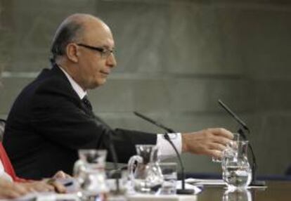 El ministro de Hacienda, Cristóbal Montoro. EFE/Archivo