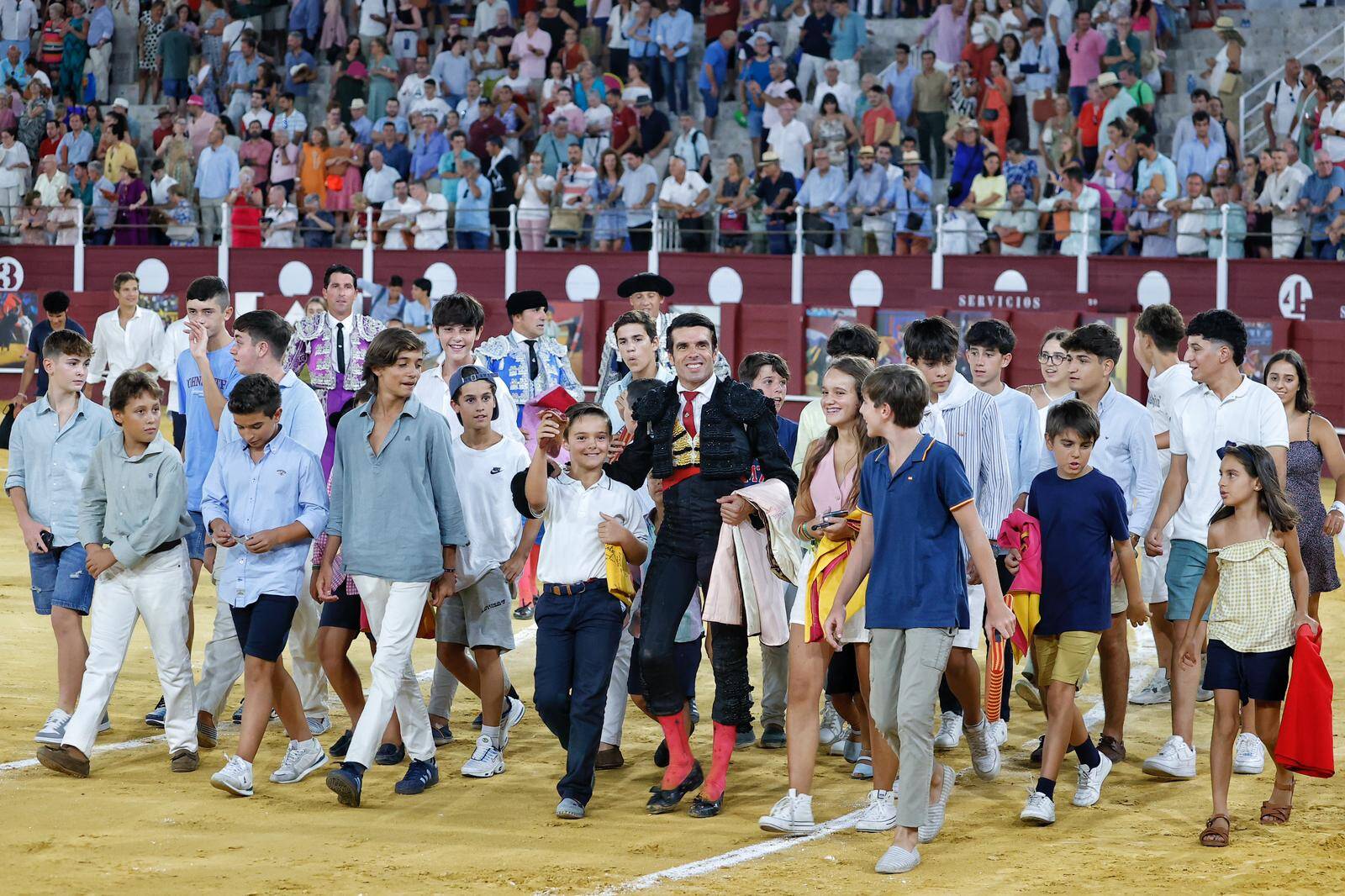 Emilio de Justo, la tarde del 15 de agosto, en la que cortó cuatro orejas.