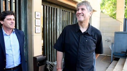 O ex-vice-presidente Amado Boudou no momento de sua prisão em dezembro.