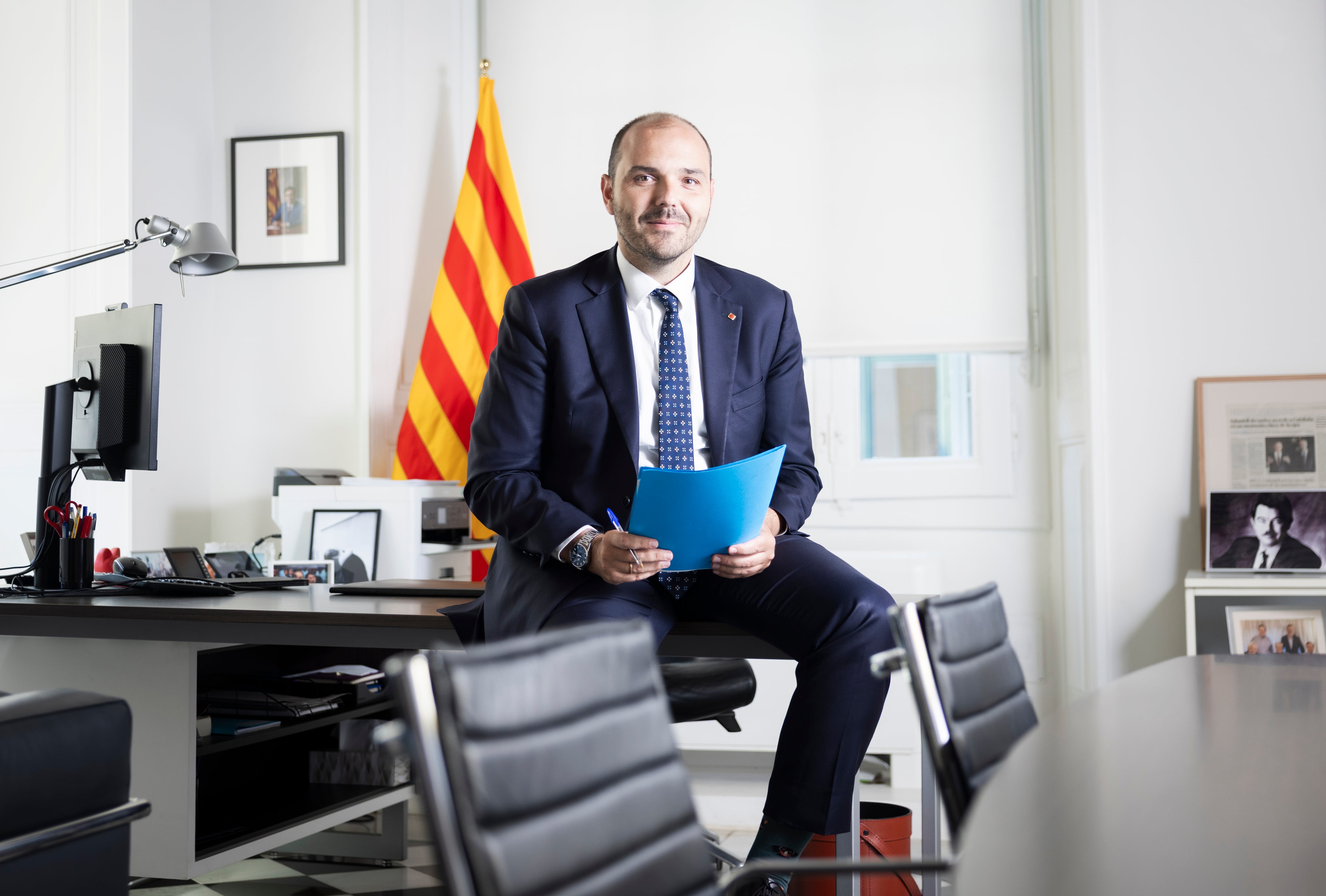 Albert Dalmau, en su despacho.