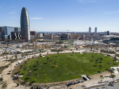 Plaza de Las Glorias, Barcelona.