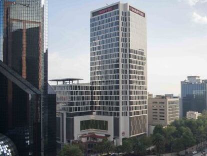 Torre Mapfre, situada en el Paseo de la Reforma, en Ciudad de M&eacute;xico.