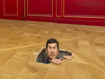 Autorretrato de Cattelan.