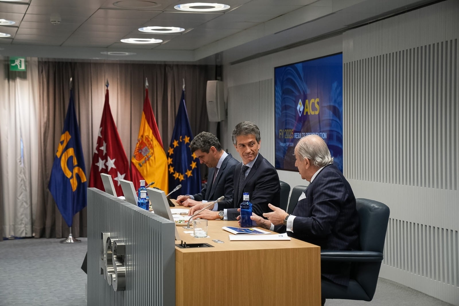 ACS prevé un salto del 20% al 25% en su resultado neto ordinario para este 2026