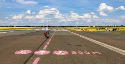 Una antigua pista del aeropuerto de Tempelhof, en Berlín.