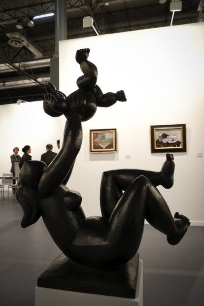 Escultura de la galería Leandro Navarro.