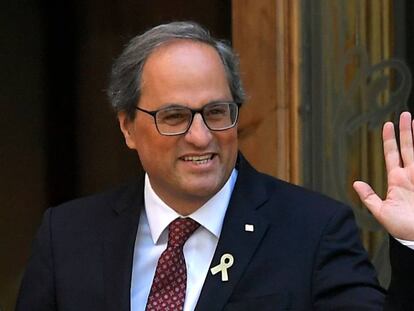 El presidente de la Generalitat Quim Torra.