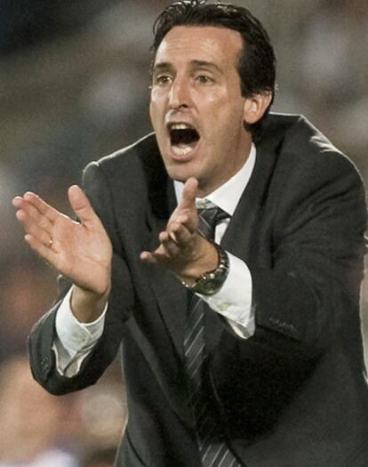 Emery, durante un partido