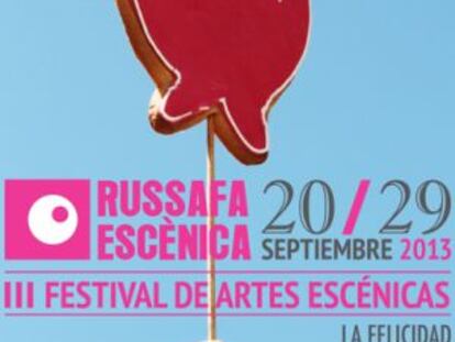 Cartel del festival Russafa Esc&egrave;nica.