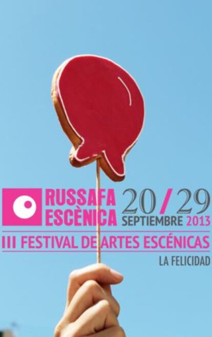 Cartel del festival Russafa Esc&egrave;nica.
