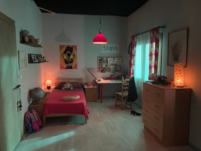 La habitación de Sonia Carabantes