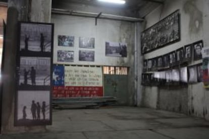 Recuerdos en el interior del estadio.