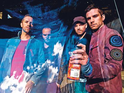 El grupo Coldplay en 2011