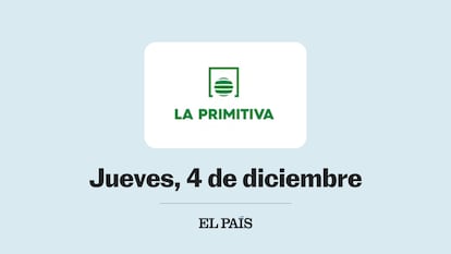La Primitiva jueves 4 diciembre 2025