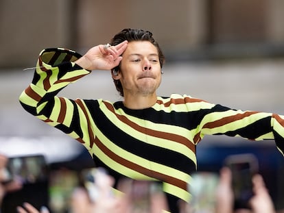 Styles during a performance in New York in May.