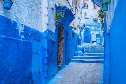 La ciudad azul de Chefchaouen.