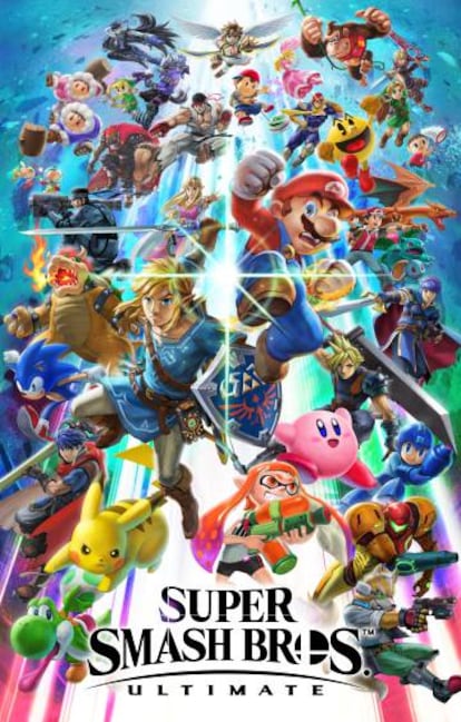 Póster del videojuego 'Super smash bros ultimate'.