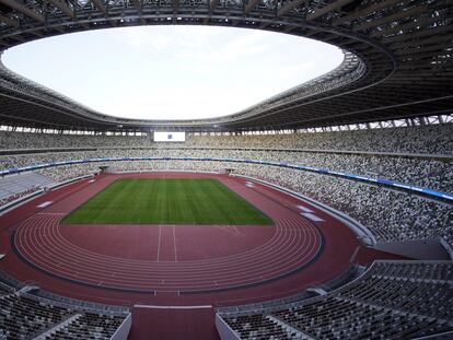 Vista do estádio olímpico de Tóquio (Japão).