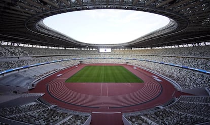 Vista do estádio olímpico de Tóquio (Japão).