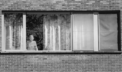 Imagen que muestra la vida cotidiana en un centro residencial de atención para personas mayores, en Bélgica.