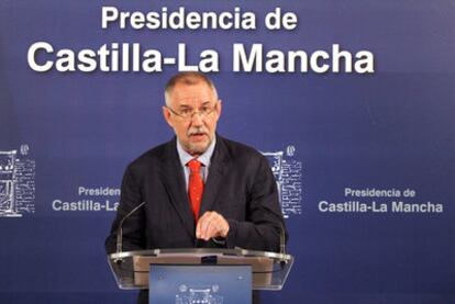 Santiago Moreno, consejero de Presidencia, ayer en Toledo.