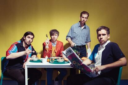 Los miembros de Parquet Courts, en una imagen promocional.