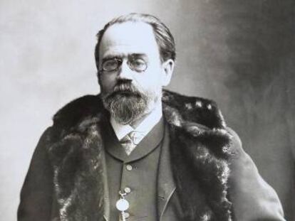 El escritor &Eacute;mile Zola, en 1895.