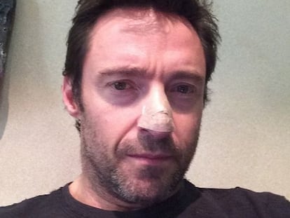 A foto que Hugh Jackman publicou em sua conta de Instagram.