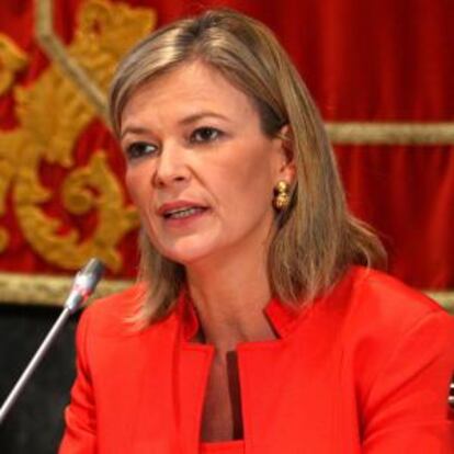 Gabriela Bravo, portavoz del CGPJ, que critica los recortes de Camps.