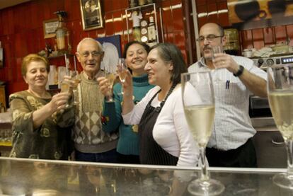 En el bar Toledano de Castellón celebraron el premio de la lotería.