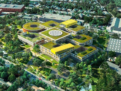 El campus LEGO está inspirado en los juegos de construcciones de la multinacional danesa.
