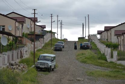 Municipio de Mataghis, en la frontera entre Armenia y Azerbaiyán.
