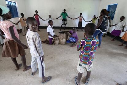 Centro social infantil VTC/CFS, a cargo de la ONG World Vision. Yambio, Sudán del Sur. 