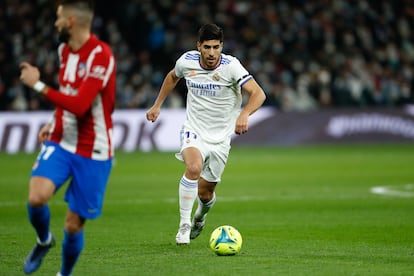 Asensio, ante el Atlético.