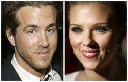 Ryan Reynolds y su ya ex mujer, Scarlett Johnansson