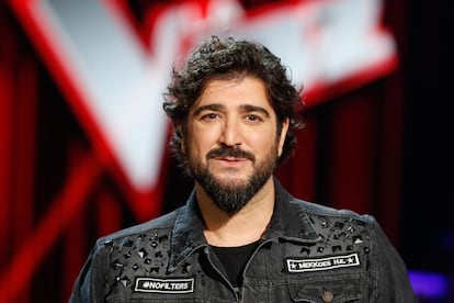 Singer Antonio Orozco during the presentation of the tv show " La Voz " in Madrid on Wednesday 29 January 2020.