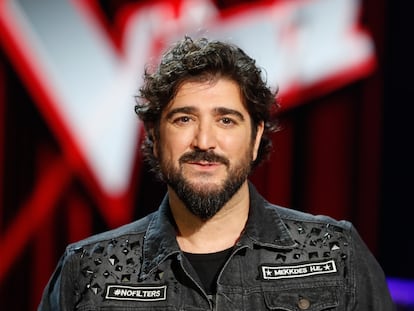 Singer Antonio Orozco during the presentation of the tv show " La Voz " in Madrid on Wednesday 29 January 2020.