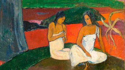 Cuadro ‘Mata Mua’ de Paul Gauguin.