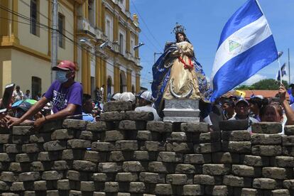 Protestas antigubernamentales en Masaya (Nicaragua) en julio de 2018.