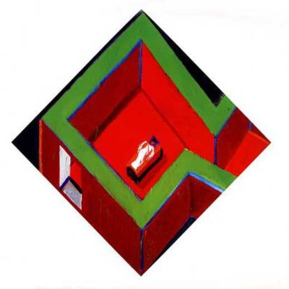 <i>Habitación roja y verde con figura</i> (2006), de Juan Navarro Baldeweg.