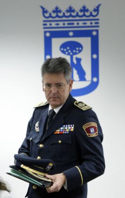 El jefe de la Policía Municipal de Madrid, Emilio Monteagudo.