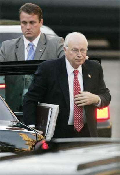 El vicepresidente Dick Cheney llega el pasado miércoles a la Casa Blanca.
