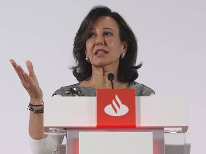 La presidenta de Banco Santander, Ana Botín.