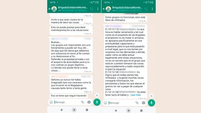 Conversaciones de las brigadas ganaderas de Córdoba.