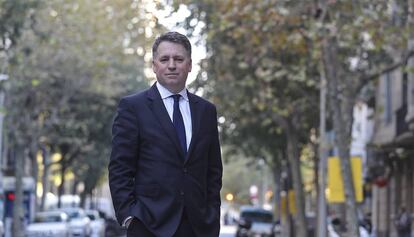 El director ejecutivo adjunto de UNICEF, Justin Forsyth, este sábado en Barcelona