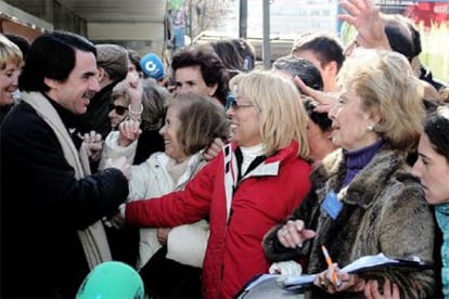 Aznar participa hoy en la campaña del PP contra el Estatuto.