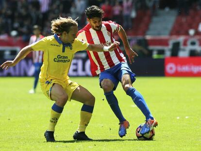 El Sporting vence a Las Palmas en el Molinón