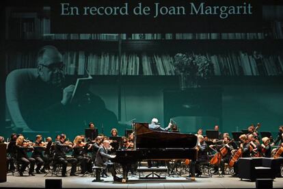 Homenatge a Joan Margarit al Liceu.